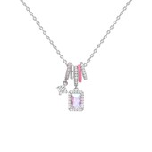 何方HEFANG芭比极光小冰糖项链女纯银轻奢张真源罗颖同款 女锁骨链