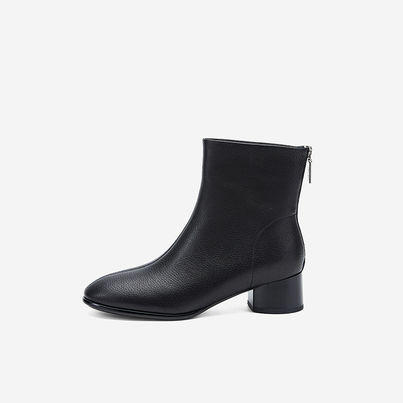 NineWest/玖熙时装靴粗跟短靴女