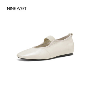 玖熙平底浅口复古女鞋 West Nine 低跟舒适简约女单鞋 清仓款