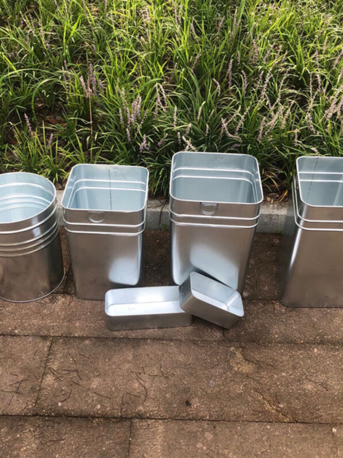 雅蕊户外垃圾桶内胆果皮箱内筒镀锌板不锈钢定制花箱内桶铁皮批量