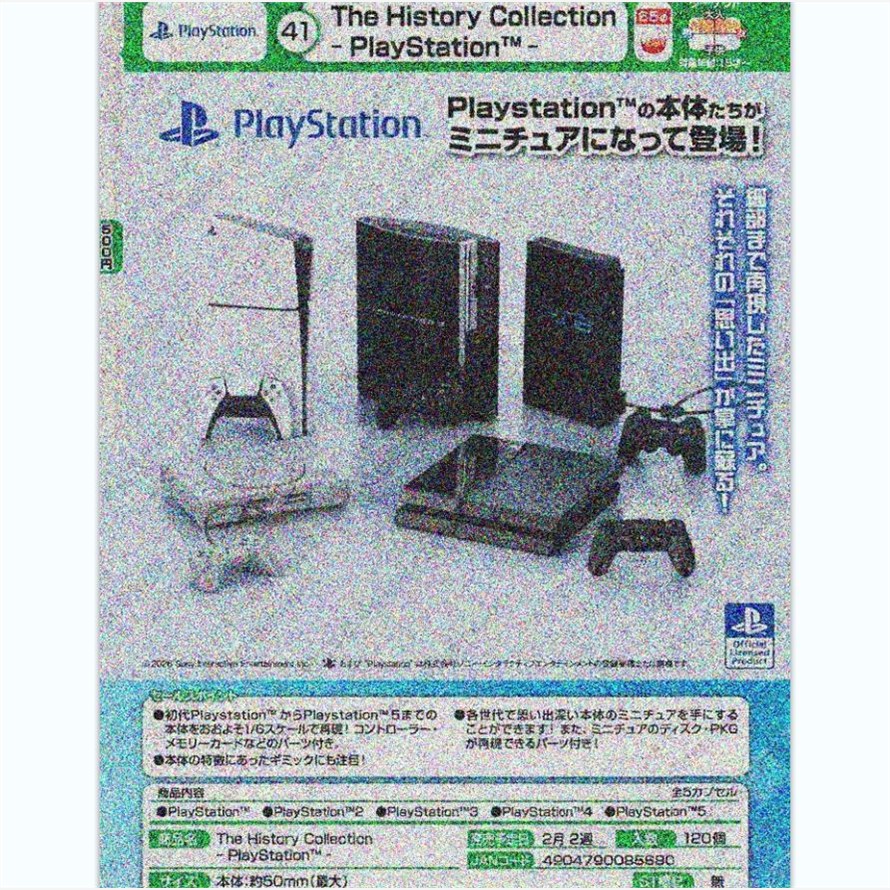 限购五件4月预定  T-ARTS 微缩 PlayStation游戏机模型摆件收藏