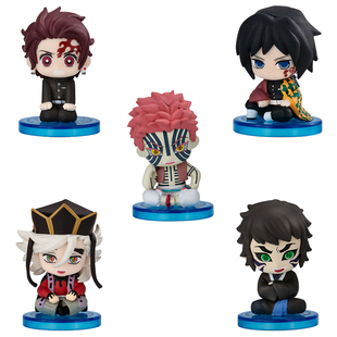 预售鬼灭之刃无限城坐姿小队 义勇猗窝座摆件 10月