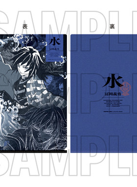 限购5/限购5/鬼灭之刃 柱展 艺术视觉 A4透明文件夹 DG周边预售