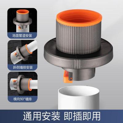 厨房下水三通分流器设备卫生间防臭防溢水集成下水器50/75管通用