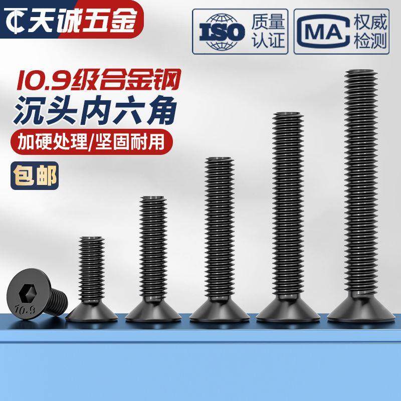 10.9级高强度沉头平头内六角螺丝平杯螺栓螺钉M2M3M4M5M6M8M10M12,鲜花速递/花卉仿真/绿植园艺,洒水/浇水壶,淘宝优惠券,粉丝福利购,淘宝优惠卷