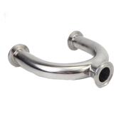 U型三通 焊接式 U三通 304不锈钢快装 卡箍式 U管180弯头镜面弯管