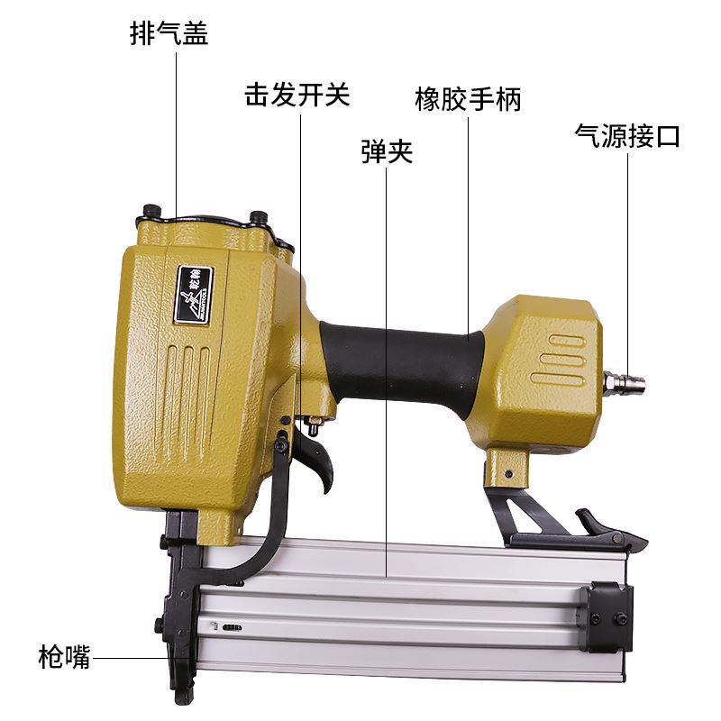 乾翰ST64E工业级气动强力钢钉枪木工装修打钉枪直排钉射钉神器