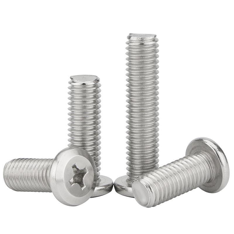 304不锈钢平头螺丝倒边十字螺钉家具大扁头固定螺栓M2M3M4M5M6M10