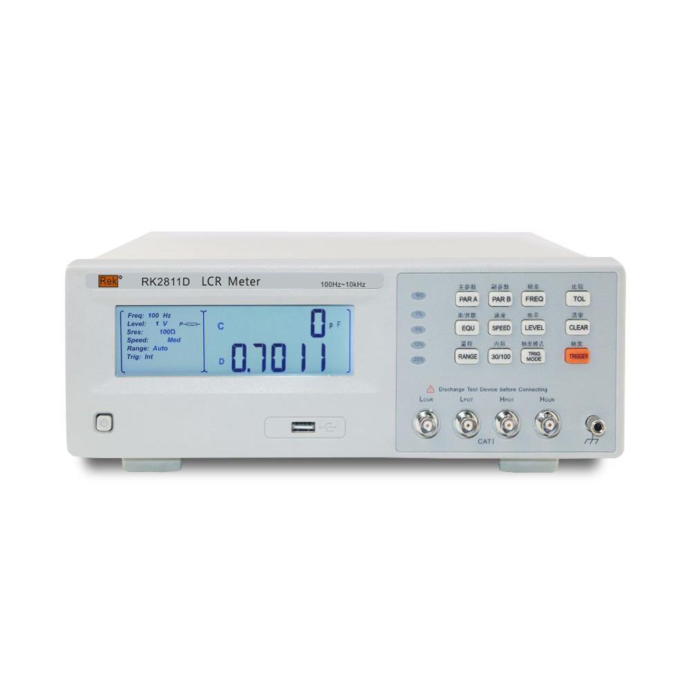 美瑞克RK2811D数字电桥测试仪RK2830/37电阻电感电容频率测量仪