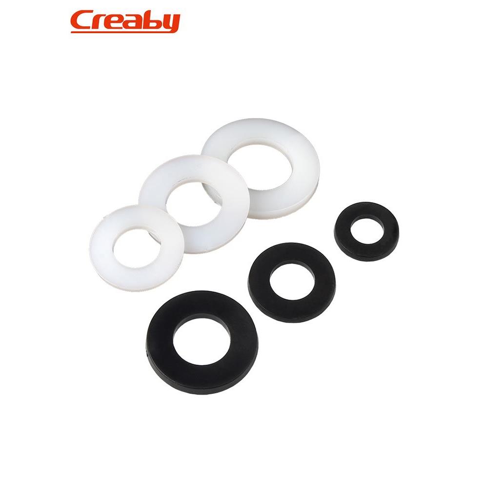 尼龙垫片圆形绝缘平垫片超薄塑料防滑垫圈加厚加大M2M3M4M5M6-M22