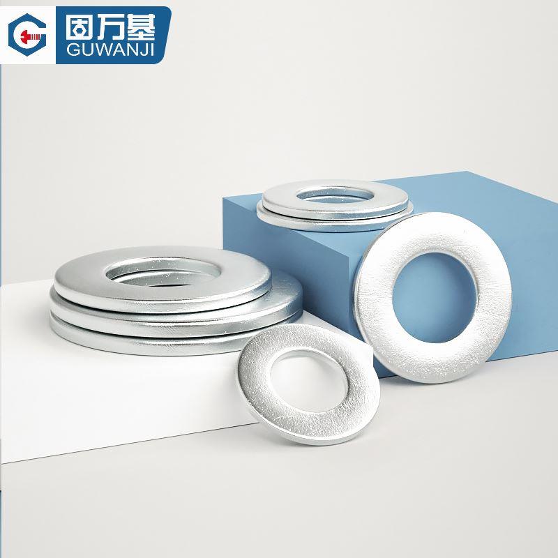 镀锌圆形平垫片加大超薄金属螺丝垫圈平垫加厚华司介子M2M3M4M5M6