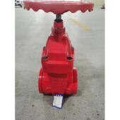 159暗杆沟槽闸阀Z85X 16Q 沟槽闸阀消防闸阀卡箍闸阀红色消防水管