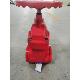 159暗杆沟槽闸阀Z85X 16Q 沟槽闸阀消防闸阀卡箍闸阀红色消防水管