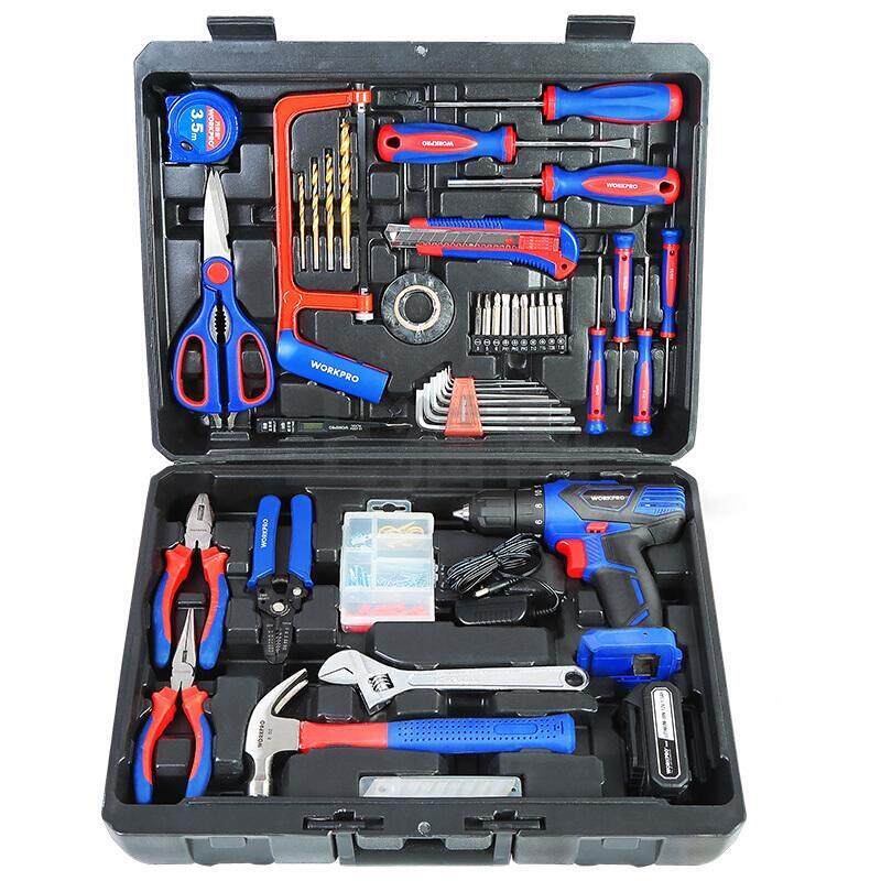 万克宝 手电钻 锂电钻工具家用手枪钻多功能组套装充电钻W009082N