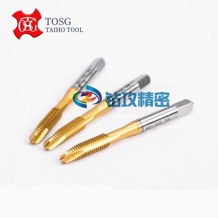 TOSG大宝镀钛先端丝攻M2M2.5M2.6M3M3.5M4M5M6M7M8M10M12螺尖丝锥