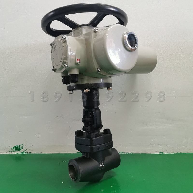 。电动高压截止阀J961Y焊接电厂电站高温蒸汽智能远程开关阀门A10