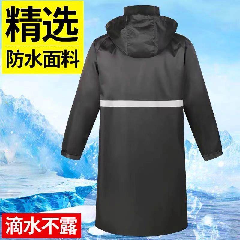 单位采购消防劳保雨衣防暴雨长款全身连体雨衣荧光反光防水雨衣