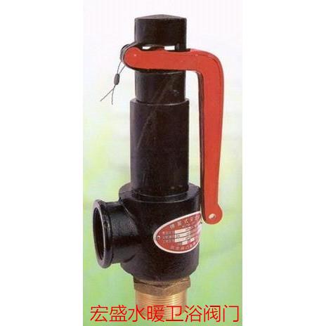 弹簧式安全阀A27H-10T微启式安全阀蒸汽丝扣管道泄压安全阀