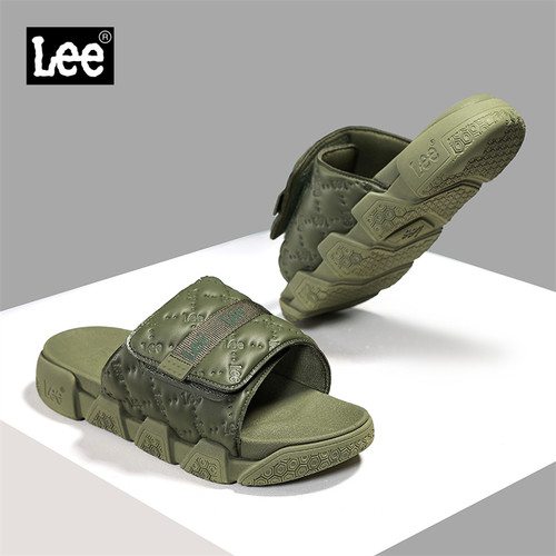 Lee官方新款男士一字拖