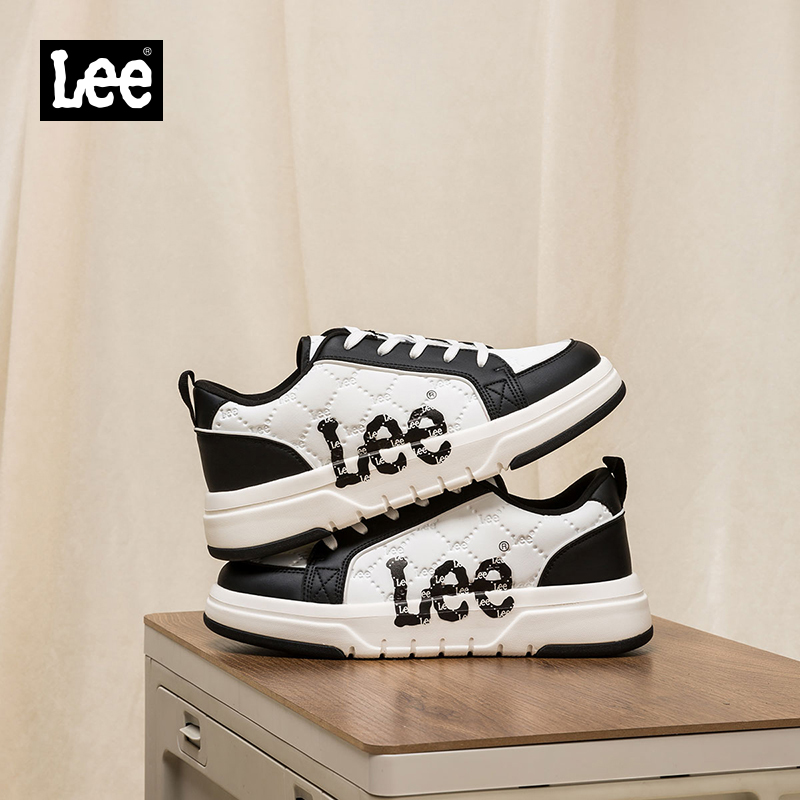 Lee真皮男士休闲运动板鞋