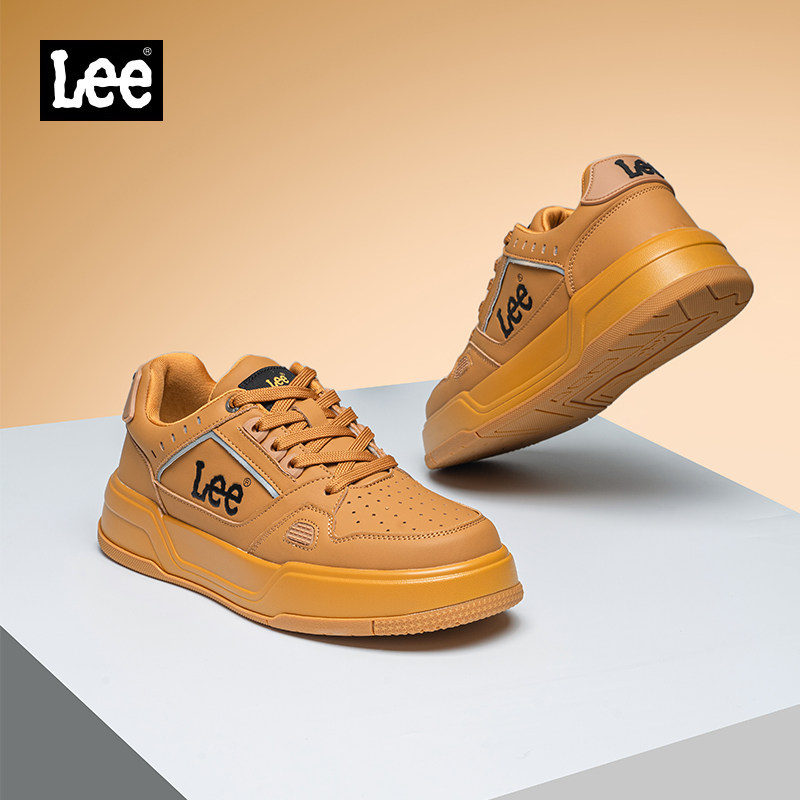 Lee官方男鞋2025冬季新款鞋子男潮鞋复古男士运动休闲鞋真皮板鞋,流行男鞋,单鞋,淘宝优惠券,粉丝福利购,淘宝优惠卷