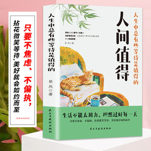 以自己喜欢 书 人生中总有些等待是值得 过一生成长励志书愿你遍历山河仍觉人间值得励志书籍 方式 旗舰正版 人间值得正版