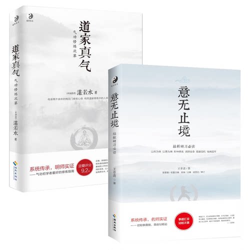 正版【全2册】道家真气--气功修炼次第+意无止境传承 两千余年的梅花门修炼心得 气功初学者修炼入门指南 道教宗教书海南出版
