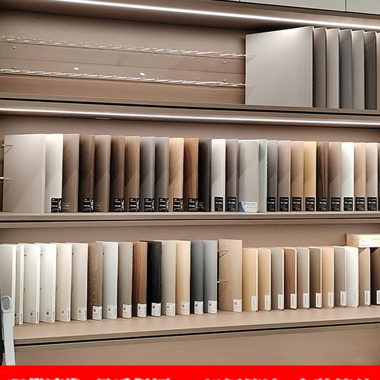 色板展示架橱柜门板生态板瓷砖样板石材小样品亚克力卡槽陈列架子