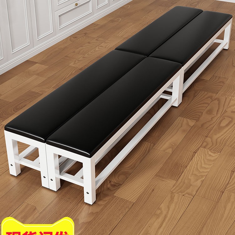 长条凳软包商场休息凳子健身房饭店培训坐凳床尾浴室更衣室换鞋凳