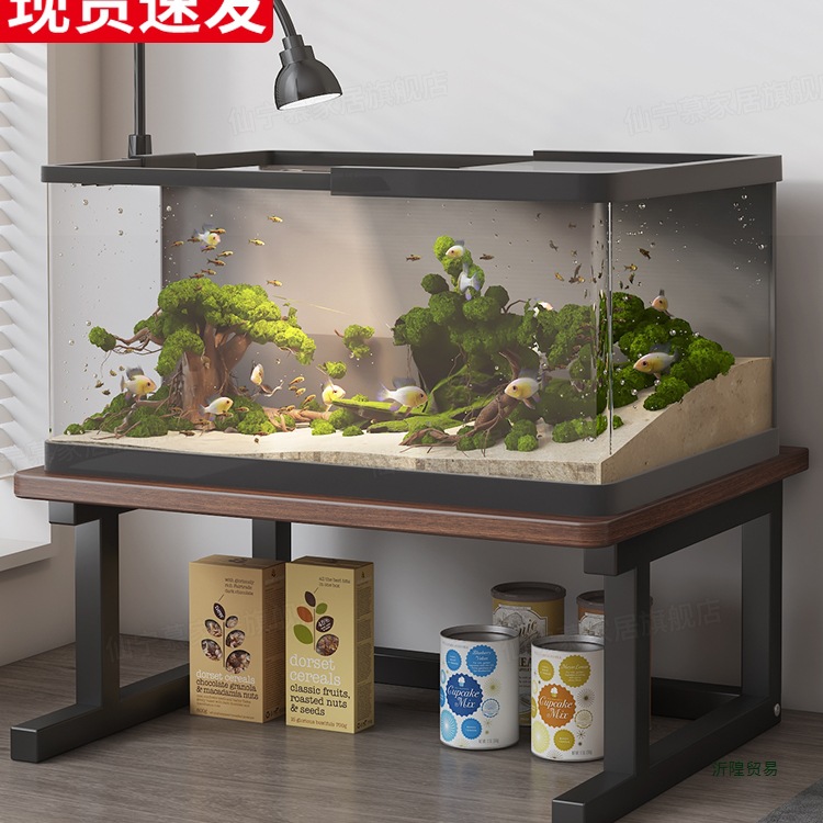 打印机置物架办公室桌面架支架双层台面鱼缸架多功能收纳架子