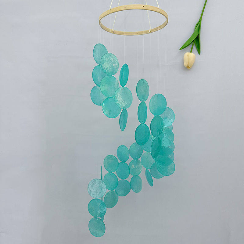 北欧ins同款贝壳风铃清新挂件民宿挂饰软装壁饰门窗卧室阳台装饰