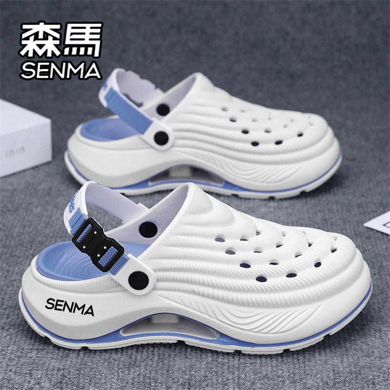 SENMA/森马官方旗舰洞洞鞋男夏季
