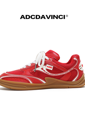 ADCDAVINCI 达芬奇 春季 新款百搭薄底舒适系带德训鞋男女同款