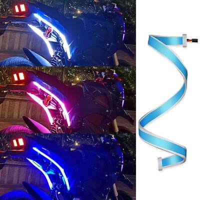 Newest Motorcycle LED DRL Daytime Running Lights Tail Light