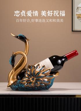 马到成功红酒架摆件轻奢高档客厅电视柜酒柜装饰搬家乔迁新居礼品