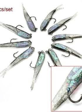 速发10  70mm Soft Sil Fishig Fish Lures Bts Miow