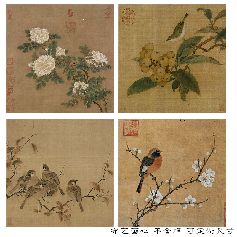 高清博物馆级艺术品哑光画布复制