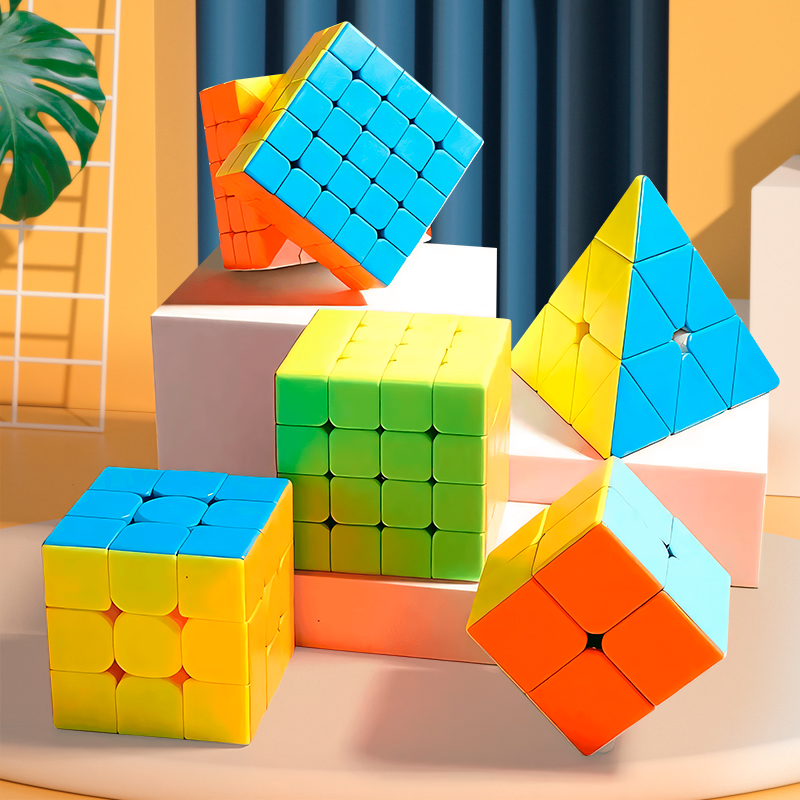 专业魔方二三四五3阶比赛专用磁力儿童益智玩具金字塔解压百变