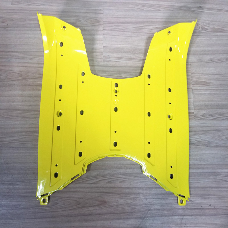 标致姜戈摩托车QP150T-C挡泥板前面板 大灯罩 把前罩下托原厂外壳