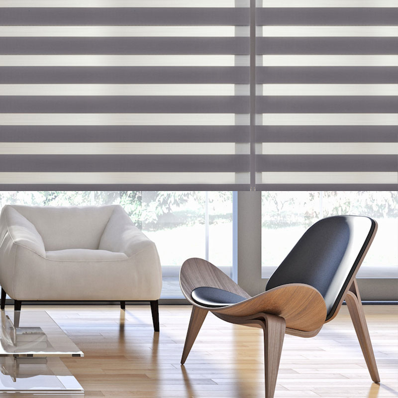 呈开定制韩式柔纱帘香格里拉卷帘客厅书房遮光柔光阳台卫生间窗帘