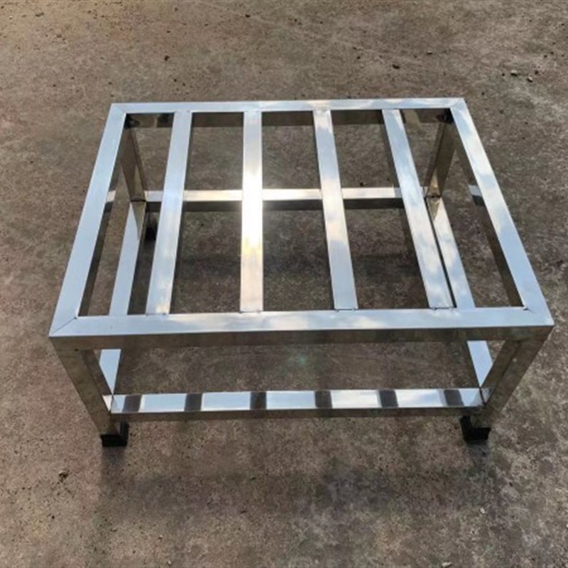 定制不锈钢花盆底座厨房防潮架洗衣机托架杂物置物架不锈钢防潮架