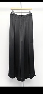 海燕家超大阔腿开衩阔腿裤 1390对 醋酸神裤