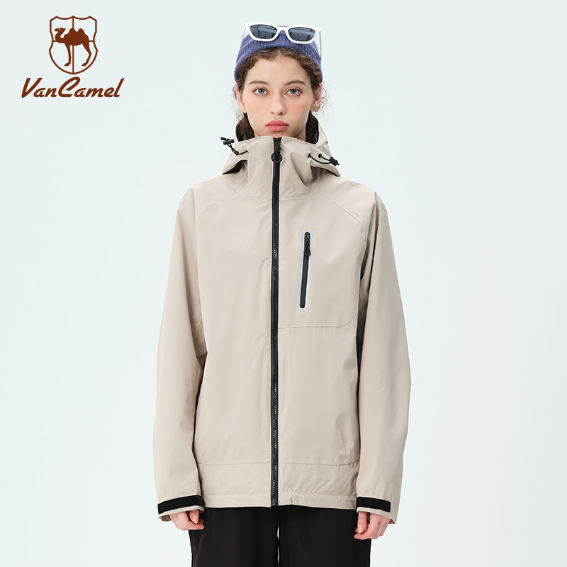 西域骆驼真冲三合一男女同款防风防水保暖可拆卸内胆户外登山外套
