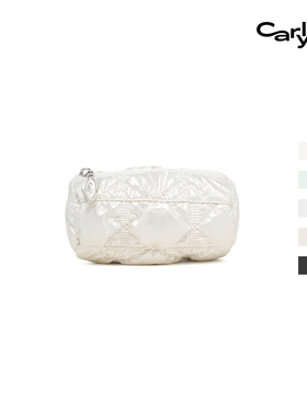 Carlyn FLYNN韩国圆筒收纳包迷你零钱包首饰包包配云朵包