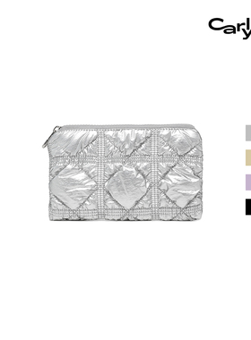 Carlyn POING POUCH韩国零钱包可爱单品小方设计包时尚云朵包