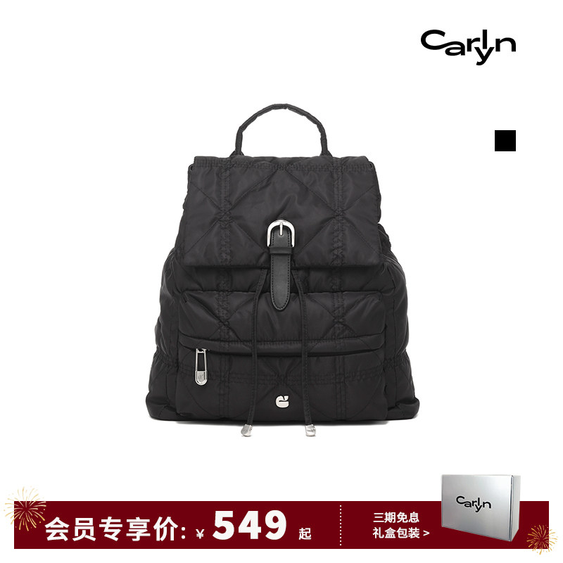 【李俊濠同款】Carlyn BREEZE韩国衔缝软面包通勤双肩包背包书包