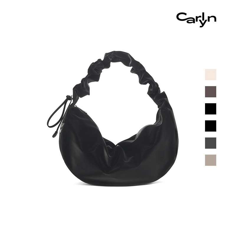 Carlyn BABE L大号韩国时尚女款流浪包大容量Hobo包单肩斜挎包