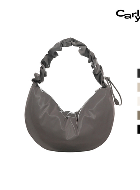 Carlyn BABE M新年礼物中号韩国马鞍饺子包单肩手提包调节Hobo