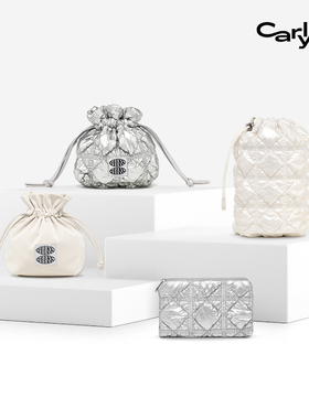 Carlyn ins风褶皱云朵零钱包卡包证件收纳包化妆包手拿包囊包合集