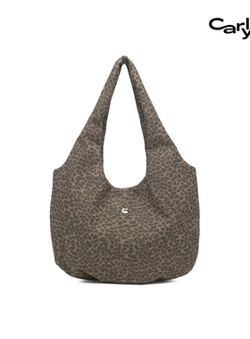 Carlyn MONDE M韩国秋冬休闲手提腋下包豹纹hobo流浪包通勤包
